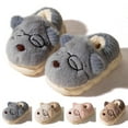 thumbnail image 3 of Children On Furry Flat Home Non Winter Round Toe Keep Warm Cartoon Prints Slippers Shoes Slippers Toddler Girls Girls Shoe Girl Purse Sleepers Bedroom Slipper Girl Baby Non Slippers Teen Girls, 3 of 8