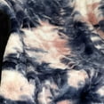 thumbnail image 3 of Plutus Pink Navy Fureal Faux Fur Luxury Throw Blanket, 3 of 3