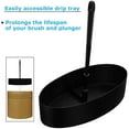 thumbnail image 6 of Toilet Brush and Plunger Set Toilet Plunger Toilet Brush Combo Brushed Gold, 6 of 7