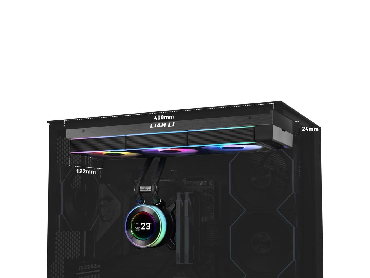 Lian Li Hydroshift II 360 CL RGB Liquid CPU Cooler 360mm AIO 3X 120 RGB Fans (HS2LCD36RB)