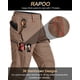 thumbnail image 2 of Pantalones Cargo Rapoo para Hombre, Trabajo, Tácticos, Militares, Color Marrón, 2 of 6