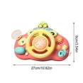 thumbnail image 3 of Yhmxh Steering Wheel Toys, Baby Turn and Learn Driver, Simulation Driving Learning Educational Toy, Musical Driving Wheel Toy for Tooddler Birthday Gifts for 12 months+ Boy Girl Early Educational, 3 of 6