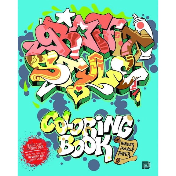Graffiti Style Coloring Book (Paperback)