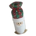 thumbnail image 4 of simhoa Santa Claus Bottle Cover Table Holiday Gift Bag Christmas Hostess Decorations Green, 4 of 4