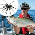 thumbnail image 1 of 1 Pcs Sea Urchin Soft | Realistic Fuzzy Dice Fishing For & | Floating Swimbait With Reflective | Artificial Worm For &Freshwater, 1 of 9