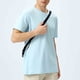 thumbnail image 4 of Camisetas de manga corta y cuello redondo para hombre, camisetas de entrenamiento, fitness, transpirables, elásticas, de color liso, para exteriores, de poliéster., 4 of 9
