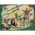 thumbnail image 3 of Wassily Kandinsky 14x11 Black Modern Framed Museum Art Print Titled - Design for 'Green Rand' (Study for ‘Green Border’) (1919), 3 of 5