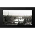 thumbnail image 2 of Setboun, Michel 24x14 Black Modern Framed Museum Art Print Titled - Bridges over the Seine river, Paris, 2 of 5