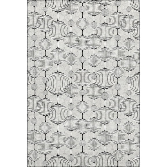 Dalyn Rugs Premium Machine Washable Mayfield AMF732 Graphite 3' x 5' Rug