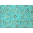 thumbnail image 1 of Ahgly Company Indoor Rectangle Oriental Light Blue Traditional Area Rugs, 4' x 6', 1 of 4
