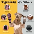 thumbnail image 4 of Calcetines antideslizantes para perro DOK TigerToes, talla grande, rosa, 4 of 9