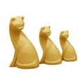 thumbnail image 4 of Colección de figuras de gatos pequeños a escala 1/12, estatua pequeña y linda, modelo de animal de simulación Amarillo, 4 of 9