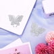 thumbnail image 5 of 4 piezas de pegatinas de cristal para coche, pegatina de mariposa con diamantes de imitación de cristal ostentoso para coche, parachoques, ventana, portátiles, 5 of 5