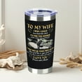 thumbnail image 5 of swig Tumbler-Gift For Husband Wife - Wife swig Tumbler - Gifts For Wife From Husband - Wedding, Mothers Day, Anniversary, Birthday Gifts For Wifey, Bride, Fiancee, Mom, Mrs, Her, 20 OZ swig Tumbler, 5 of 8