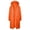 Orange, variant on Bxsruta Womens Long Jacket Fall Winter Long Sleeve Thickening and Fleece Casual Zip up Jacket with Pocket Hooded Long Sweater Coat Rose Red 5XL