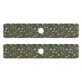 thumbnail image 7 of Yayeee Faucet Mat for Kitchen Sink 30" Diatomite Long Splash Guard Pad, Forest Mushroom Pattern, 2 Pack, 7 of 7