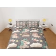 thumbnail image 2 of Unicornio Gris Juego de Funda Nórdica Colcha lindo, Animal Dormitorio Ropa de cama con, 2 of 4