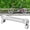 Silver, variant on M Buder Aluminum Alloy Easy Wheel Extension Telescopic Bar for Brompton 3sixty Folding Bike, 4.88 inches / 124mm Contraction Length, Premium Modification Part, Silver