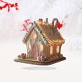thumbnail image 1 of Mini casa de pastel de Navidad, decoración navideña, regalo para amigos, adorno de escritorio en miniatura para repisa de mesa festiva, escritorio,, 1 of 10