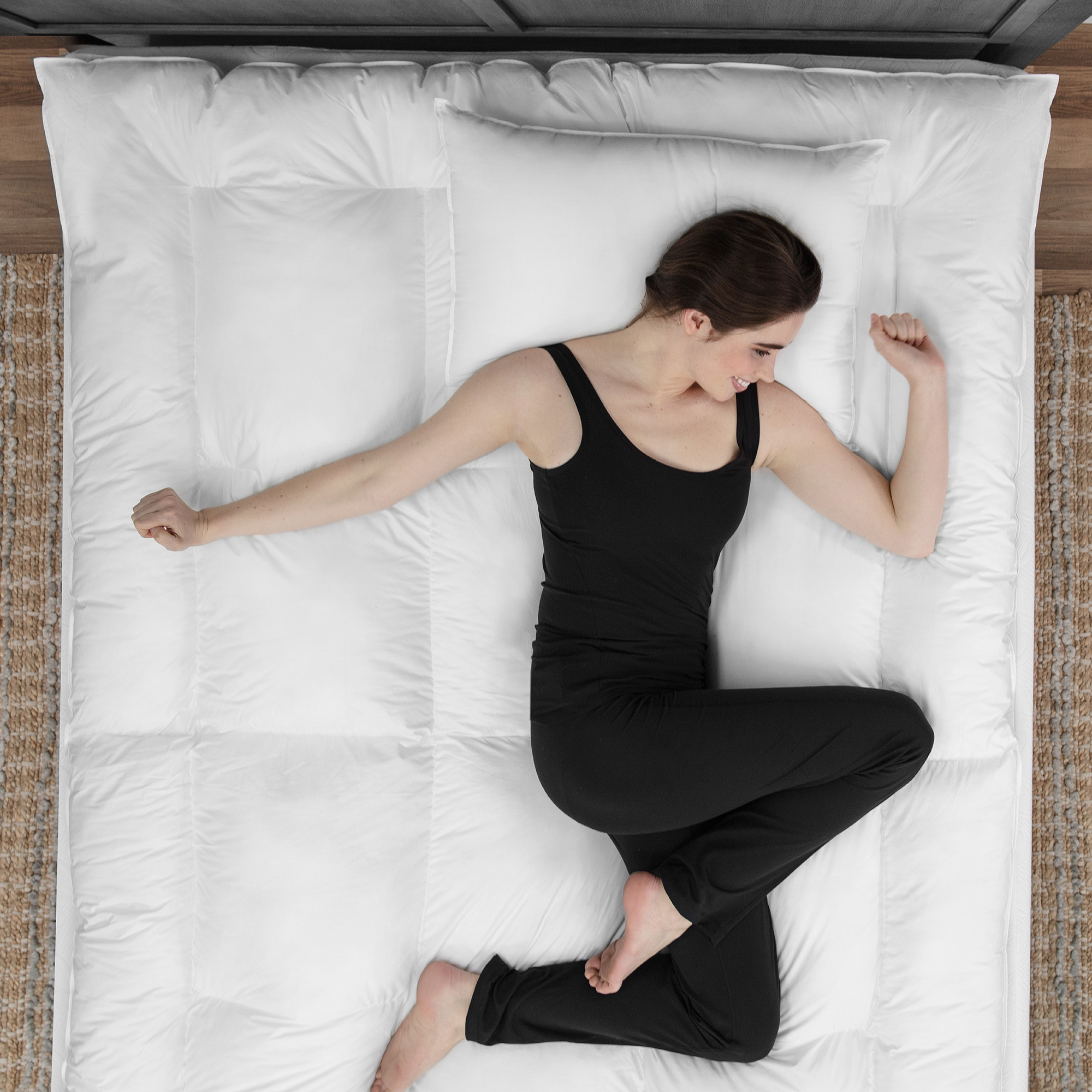 sensorpedic blended memory foam mattress topper