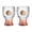 Pink 2pcs, variant on KGJQ Trophy Beer Glass, Clear Soccer Shaped Mug, 440ml Heavy Duty Glass Pint Cup for Craft Beer, Home Bar Party Decor, Toasting Gift for Fans