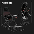thumbnail image 6 of GTPLAYER Foldable & Adjustable Sim Racing Cockpit, Compatible with Logitech, Thrustmaster, and Fanatec Wheels for PS5/PS4/Xbox/PC, 6 of 8