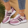 thumbnail image 4 of Pandaie Women's Fashion Sneakers Trendy Low Top Classic Retro Casual Shoes Ladies Non Slip Comfortable Running Walking Footwear with Arch Support Light Purple Size 7.5, 4 of 8