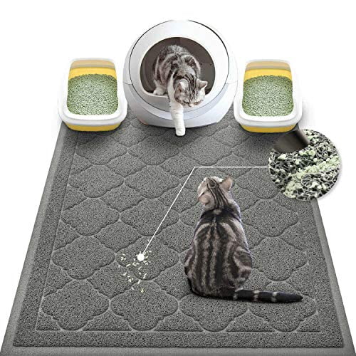 Litter Mat Rug Floor Cat Dog Durable Easy Clean 47x36 Soft Animal Jumbo New 
