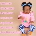 thumbnail image 4 of Muñeca Reborn Rebornova, negra, afroamericana, 51 cm, 4 of 7