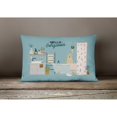 thumbnail image 4 of Carolines Treasures CK7477PW1216 Yellow Labrador in Bathtub Canvas Fabric Decorative Pillow 12H x16W multicolor, 4 of 4