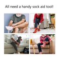 thumbnail image 4 of Sock Aid  Sock and Stocking Aid Easy to Use Sock Helper Aide Tool No Bending  Stretching Or Straining Easy On and Off Stocking Slider for Elderly, 4 of 5