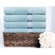 thumbnail image 4 of Toallas de baño COTTON CRAFT, paquete de 4 unidades, 76 x 137 cm, 580 g/m², color azul claro, 4 of 9