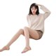 thumbnail image 1 of Medias con forro polar para mujer, medias cálidas de invierno, medias térmicas opacas de cintura alta para mujer, pantimedias de forro polar suave, 400g, 1 of 5