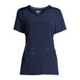 thumbnail image 7 of Scrubstar Women's Antimicrobial Premium Performance Tonal Contrast V-Neck Scrub Top, 7 of 7