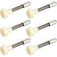 thumbnail image 1 of Kit de reparación de mosquiteros con resorte de 6 piezas, pasador de émbolo para mosquiteros, pestillo para cuna en miniatura, 1 of 6