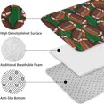 thumbnail image 5 of Football on Field Pattern Bathroom Rugs Sets 3 Piece,Toilet Cover Set,Absorbent Non Slip Bathroom Mats Sets with U-Shaped Contour Rug Toilet Rug Set, 5 of 5