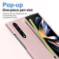 thumbnail image 4 of For Samsung Galaxy Z Fold 3 Case with S Pen Holder & Slim Stylus,Full Coverage Screen Protector Shockproof Ultra Slim Thin Fit Rugged Phone Case for Samsung Galaxy Z Fold 3,Pink, 4 of 8