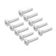 thumbnail image 1 of Tornillos de cabeza Phillips M6x30mm, zincados, sujetadores de tornillo de cruz, tornillos de rosca completa de acero al carbono, 10Pcs, 1 of 4