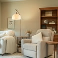 thumbnail image 3 of Novogratz x Globe Electric Novogratz x Globe 70" Wood-Tone Finish Floor Lamp with White Paper Shade, 3 of 8