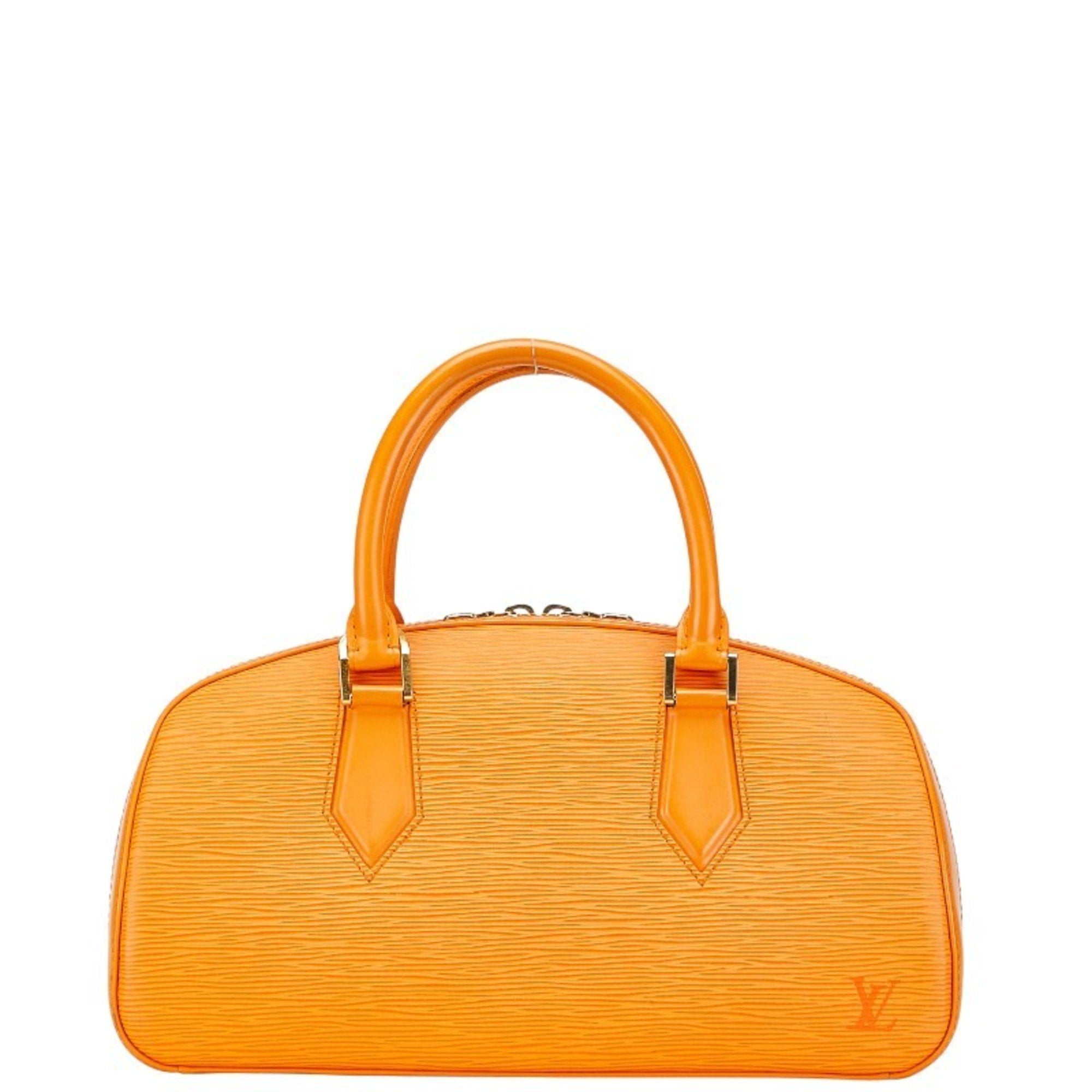 Pre-Owned Louis Vuitton Epi Jasmine Handbag M5208H Mandarin Orange Leather Women's... (Good)