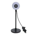 thumbnail image 2 of Webcam with Light, AF Touch Control Built in Mic 5MP Webcam with Fill Light  for Online Learning, 2 of 7