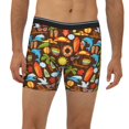 thumbnail image 2 of Disketp Cute Beach Dolphin Men's Boxer Briefs Men’s Underwear Boxer Briefs for Men, 2 of 7