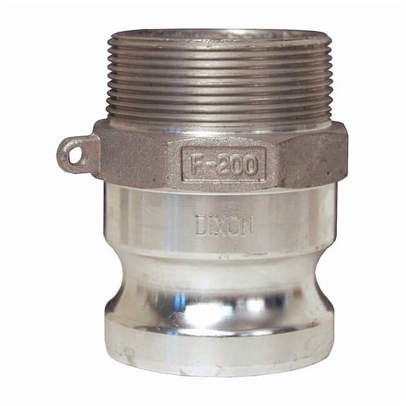 Dixon Cam and Groove Adapter,1-1/4",Aluminum G125-F-AL