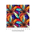 thumbnail image 4 of Rwraps Stained Glass Flowers Bloom Matte Vinyl Film Wrap 59in x 23ft Vinyl Vehicle Car Film Sheet, 4 of 9