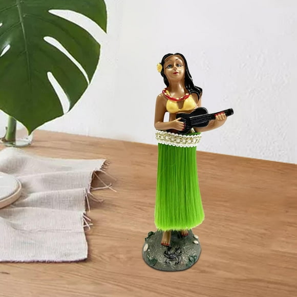 BELOVING Hawaiian Dashboard Doll Figurines Collection Bobblehead for Car Office Decor