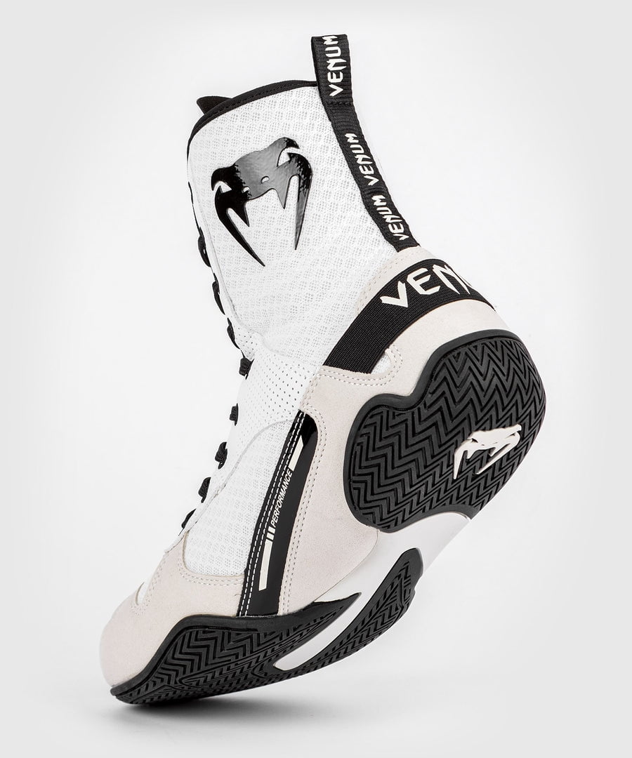 Venum "Elite" Boxing Shoes - White/Black