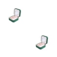 thumbnail image 3 of Guardurnaity Organizador de joyas de terciopelo, caja de almacenamiento de joyas de gran capacidad, soporte para collares para el hogar, caja Tipo 1 2piezas, 3 of 6