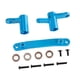 thumbnail image 5 of 1/16 RC Conjunto de dirección del automóvil Piezas RC RC Aluminio Alejo de aluminio Facilizos de metal fácil de instalación con rodamientos para 16101 02 03 04 16106 Azul, 5 of 8