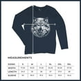 thumbnail image 7 of Snarling Wolf Portrait Women's Long Sleeve T-shirt Fierce Monochrome Predator Alpha Wilderness Wild Animal Art Nature Forest, 7 of 7