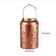 thumbnail image 3 of 1 lámpara solar LED colgante para exteriores, decoración de patio, romántica, para mesa, escritorio, luces solares huecas., 3 of 7